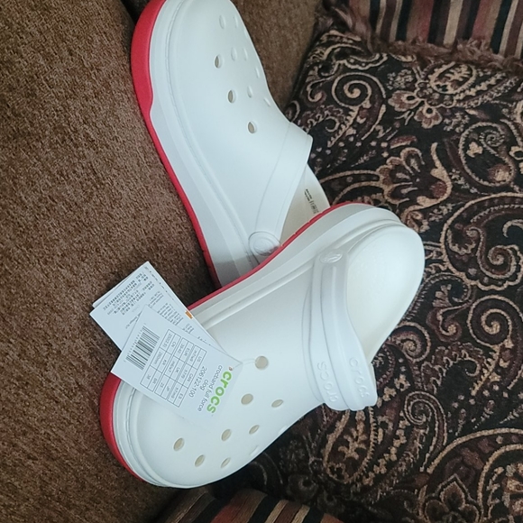 Crocs Crocband Full Force Clog White/ Red Men - Picture 8 of 8
